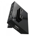 HUB USB 2.0 ATLANTIS DESKTOP 7 P014-MLH92-B 7 Porteﾸ Black