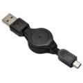 CAVO USB 2.0 NILOX x FOTOCAMERA DIGITALE Riavvolgibile A/MiniB M/M 0.90mt