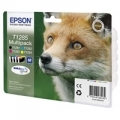 MULTIPACK EPSON C13T12854020 4C 4INK Serie Volpe-Taglia M X S22 SX125 SX130 SX230 SX235W SX420W SX440W SX430W SX435W BX305FW+