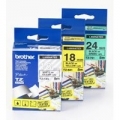 NASTRO BROTHER TZ641 18mm Nero/Giallo x PT900