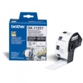 ETICHETTE BROTHER DK-11221 CONF.1000PZ ADESIVE 23x23mm Nero/Bianco X QL-500 QL-550 QL-1050 QL-1050N