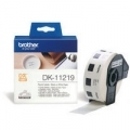 ETICHETTE BROTHER DK-11219 CONF. 1200PZ ADESIVE circolari in carta diametro 12mm x QL-500A QL-560VP QL-1050 QL-1060N