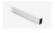 Asta in alluminio verniciata bianca 60 x 40 x 4200 mm G0401