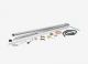 Sistema completo per 2 ante mobili e 2 fisse largh. max 1100