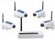 Kit dvr wireless usb 4 telecamere 2,4 ghz audio video