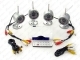 Kit Videosorveglianza 4 Telecamere Wireless In Ciclico  Pronto Uso - Con led Notturni