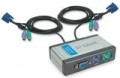 KVM SWITCH D-LINK DKVM-2K X 2 PC (cavi Octopus inclusi)