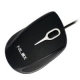 MOUSE NILOX USB 2.0 Ottico 800dpiﾸ Design Ergonomico ed Eleganteﾸ Nero Lucido