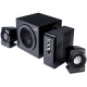 CASSE GENIUS "SW-V2.1 1250" 2.1 Total 36W RMS - Subwoofer 20W - For Gamingﾸ Black