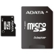 MICROSD ADATA 4GB Class 4 incl. Adapter - AUSDH4GCL2-RA1/AUSDH4GCL4-RA1