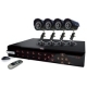 KIT VIDEOSORVEGLIANZA ATLANTIS A02-ACAM1KIT 1 DVR + 4 Telecamere ad infrarossi supporta HDD da 3ﾸ5ﾔ SATA sino a 2TB