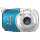 FOTOCAMERA CANON POWERSHOT D10 12.1Mp 3x LCD 2.5`` Face & Motion Detection migliorato - Subacqua
