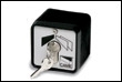 Selettore a chiave da esterno nero SET-EN