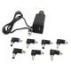 ALIMENTATORE UNIVERSALE x NETBOOK DA AUTO ATLANTIS P008-DU90202 60W 7 connettori intercambiabili + USB