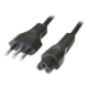CAVO ALIMENTAZIONE ATLANTIS X NOTEBOOK Connettore IEC mini per Notebook femmina e presa di corrente Italiana 3 pin 2mt