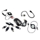 KIT PORTATILE NILOX x NB E NETBOOK Mini Mouse + Cavo LAN + Cavo USB Retrattile + 4 Adattatori USB + Luce LED USB + Cuffia Skype