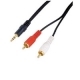 CAVO AUDIO NILOX 3.5mm (2 RCA M/3.5mm Jack)ﾸ 3mt