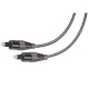 CAVO OTTICO TOSLINK NILOX M/M SPDIF gold OD6.0mmﾸ 10mt Nero