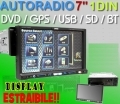 AutoradioDigitale 7" 1 Din Touchscreen Bluetooth DVD USB GPS Garanzia e Assistenza 24 Mesi Diretta Del Produttore