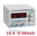 Alimentatore da banco autoprotetto 0-30V 10A con display
