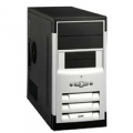 CASE MINI ATX 500W TX302 20/24 Pin USB2.0 2xBAY AUDIO SATA AirTube VH 1Fan BLACK/SILVER - Raee Assolto