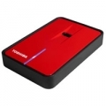 HD TOSHIBA  USB 2.0 500GB 2.5`` Store secured PX1668E-1HE0 - Retail - Rosso(Lettore di impronte digitali Password)