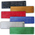 TASTIERA COLORATA IN SILICONE PIEGHEVOLE PS2-USB
