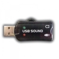 ADATTATORE DA USB 2.0 A AUDIO PRESA CUFFIA + MICROFONO