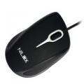 MOUSE NILOX USB 2.0 Ottico 800dpiﾸ Design Ergonomico ed Eleganteﾸ Nero Lucido