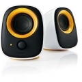 CASSE PHILIPS x NOTEBOOK SPA2210/10 Ingresso/Alimentazione USB compatibile MAC e PC Colore Bianco Nero Giallo