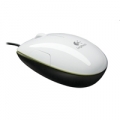 MOUSE LOGITECH "LS1 Laser Mouse " (Coconut) WHITE - USB - 910-000765