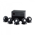 CASSE GENIUS "SW-5.1 1005" 5.1 Total 26W RMS - Subwoofer 13.5W - Black