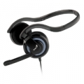CUFFIA CON MICROFONO GENIUS "HS-03N"  foldable rear-band
