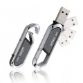 FLASH DRIVE ADATA USB 2.0 4GB - AS805-4G-CGY- Grey (Acciaio USB a Scomparsa)
