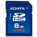 SDHC ADATA 8GB Class 4 ASDH8GCL4-R