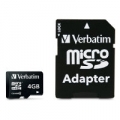 SD-MICROSDHC VERBATIM 4GB incl. Adapter Class 4
