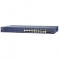 SWITCH NETGEAR GS724TP PROSAFE 24 LAN GIGABIT POE 2 slot per moduli Gigabit SFP/MiniGBIC L2 UNMANAGED RACKMOUNT