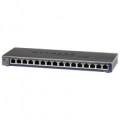 SWITCH NETGEAR FS116E-100PES 16P LAN 10/100M UNMANAGED PLUS DESKTOP Management via web semplificato x la configurazione di VLAN