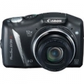 FOTOCAMERA CANON SX130IS BLACK 12Mpx 12X IS Motion & Face Detection Technology LCD 3ﾸ0" Controllo Manuale completo