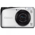 FOTOCAMERA CANON POWERSHOT A2200 Silver 14.1MP 4X OPT. ZOOMﾸLCD da 2ﾸ7``ﾸ Batteria al litio