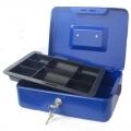 Cassetta porta valori con chiave sicurezza 25x18x9cm