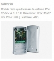 Modulo radio quadricanale da esterno 12-24v RBE4N