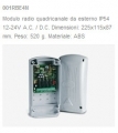 Modulo radio quadricanale da esterno 12-24v RBE4N