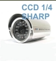 Telecamera CCD esterno 18 big Led infrarossi 12mm