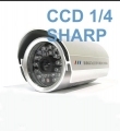 Telecamera CCD esterno 18 big Led infrarossi 6mm