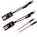 Balun passivo video / alimentazione connettore + morsetto