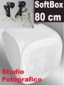 MAXI STUDIO FOTOGRAFICO SOMIKON CON CUBO SOFTBOX 80 cm