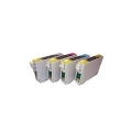 Kit 10 cartucce compatibile Epson T0551 T0552 T0553 T0554 Stylus Photo R240 R245 RX400 RX420 RX421 RX425 RX430 RX520