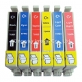 Kit 14 cartucce compatibile Epson T0481 T0482 T0483 T0484 T0485 T0486 Stylus Photo R200 R210 R220 R300 R300M R320 R340