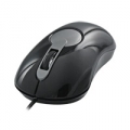 MINI MOUSE ATLANTIS "TRAVELER 200" USBﾸ ottico 3 tasti con scrollﾸ 1.000 dpiﾸ finitura in ABS lucidoﾸ Black